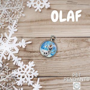 Disney Frozen-Pet Tag "Olaf", Tag accessory for pet collar